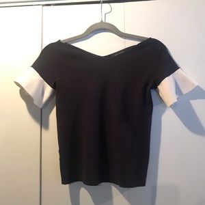 Ann Taylor Navy Blue Top